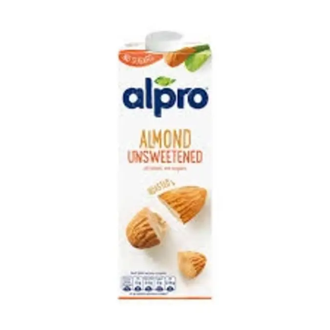 Alpro Almond Unsweetened 1Ltr R